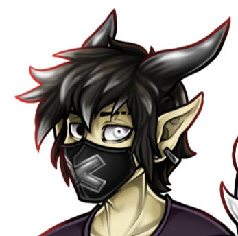 1st Design: &quot;Ora Dominus&quot; First character design for Ora. I made him after putting together random cosplay items to wear while selling at cons that was both comfortable and cool. He was originally just a vent character that was &quot;born&quot; from me.